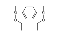 ethoxy-[4-[ethoxy(dimethyl)silyl]phenyl]-dimethylsilane Structure