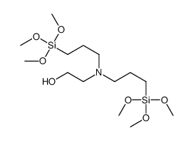 N-(HYDROXYETHYL)-N,N-BIS(TRIMETHOXYSILYLPROPYL)AMINE, 65 in Methanol Structure