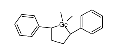 (2S,5R)-1,1-dimethyl-2,5-diphenylgermolane结构式