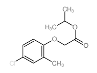 Acetic acid,2-(4-chloro-2-methylphenoxy)-, 1-methylethyl ester结构式