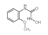 Urea,N-hydroxy-N'-(2-methoxyphenyl)- structure