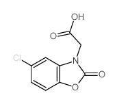 (5-Chloro-2-oxo-benzooxazol-3-yl)-acetic acid Structure