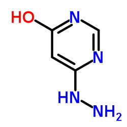 4-肼基-6-羟基嘧啶结构式