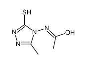 3-Mercapto-4-acetylamino-5-methyl-1,2,4-triazol结构式