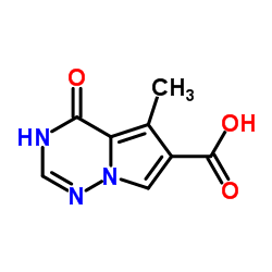 5-Methyl-4-oxo-1,4-dihydropyrrolo[1,2-f][1,2,4]triazine-6-carboxylic acid Structure