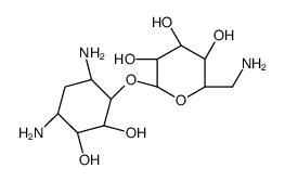 4-O-(6-Amino-6-deoxy-α-D-glucopyranosyl)-2-deoxy-D-streptamine结构式