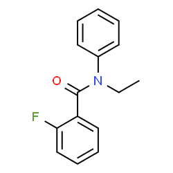 N-Ethyl-2-fluoro-N-phenylbenzamide structure