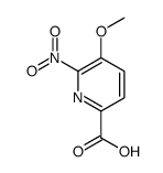 5-METHOXY-6-NITROPICOLINIC ACID Structure