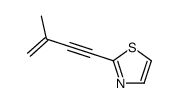 Thiazole, 2-(3-methyl-3-buten-1-ynyl)- (9CI) structure