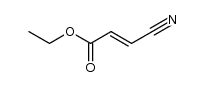 3-ethoxycarbonylacrylonitrile Structure