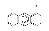 1-Chloro-9,10-dihydro-9,10-[1,2]benzenoanthracene结构式