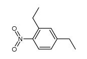2,4-diethyl-1-nitro-benzene Structure