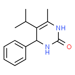 2(1H)-Pyrimidinone,3,4-dihydro-6-methyl-5-(1-methylethyl)-4-phenyl-(9CI)结构式