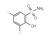 3,5-dichloro-2-hydroxy-benzenesulfonamide Structure