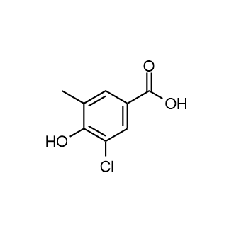 3-Chloro-4-hydroxy-5-methylbenzoic acid Structure
