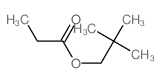1-Propanol, 2,2-dimethyl-, propanoate结构式