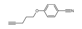 Benzonitrile, 4-(4-pentynyloxy)- (9CI) Structure