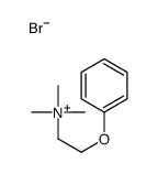 trimethyl(2-phenoxyethyl)azanium,bromide结构式