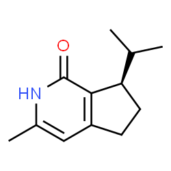 1H-Cyclopenta[c]pyridin-1-one,2,5,6,7-tetrahydro-3-methyl-7-(1-methylethyl)-,(7R)-(9CI) picture