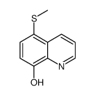 5-methylsulfanylquinolin-8-ol结构式