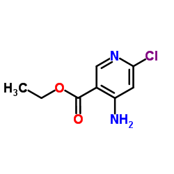 Ethyl 4-amino-6-chloronicotinate Structure