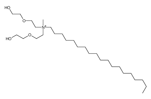 Poly(oxy-1,2-ethanediyl), .alpha.,.alpha.'-[(methyloctadecyliminio)di-2,1-ethanediyl] bis[.omega.-hydroxy-, methyl sulfate (salt) picture