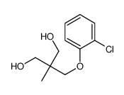 2-[(o-Chlorophenoxy)methyl]-2-methyl-1,3-propanediol Structure