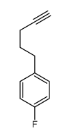 Benzene, 1-fluoro-4-(4-pentynyl)- (9CI)结构式