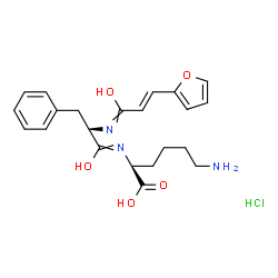 FA-Phe-Lys-OH · HCl结构式