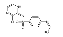N-[4-[(3-chloropyrazin-2-yl)sulfamoyl]phenyl]acetamide结构式