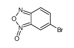 5-bromo-3-oxido-2,1,3-benzoxadiazol-3-ium结构式