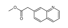 Methyl 7-quinolinylacetate Structure