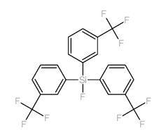 fluoro-tris[3-(trifluoromethyl)phenyl]silane结构式