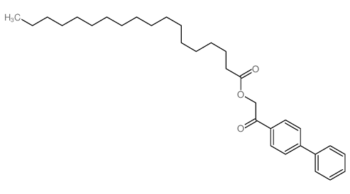 [2-oxo-2-(4-phenylphenyl)ethyl] octadecanoate结构式