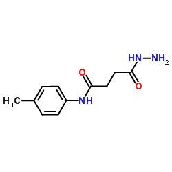 4-Hydrazino-N-(4-methylphenyl)-4-oxobutanamide structure