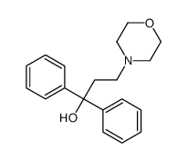 3-morpholin-4-yl-1,1-diphenylpropan-1-ol结构式