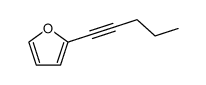 2-Pent-1-ynyl-furan结构式
