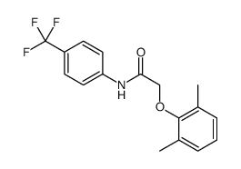 2-(2,6-dimethylphenoxy)-N-[4-(trifluoromethyl)phenyl]acetamide Structure