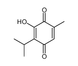 3-hydroxy-2-isopropyl-5-methyl-[1,4]benzoquinone Structure