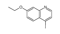 7-ethoxy-4-methyl-quinoline结构式