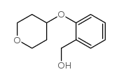 [2-(四氢吡喃-4-基氧基)苯基]甲醇结构式