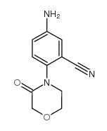 5-amino-2-(3-oxomorpholin-4-yl)benzonitrile picture