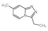 1,2,4-Triazolo[4,3-a]pyridine,3-ethyl-7-methyl- Structure