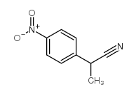 2-(4-nitrophenyl)propiononitrile structure