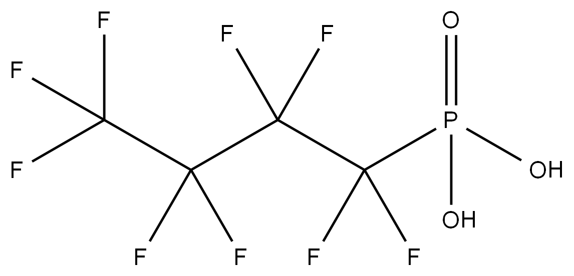 Perfluorobutylphosphonic Acid结构式