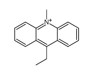 9-ethyl-10-methylacridin-10-ium结构式