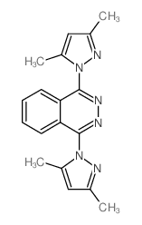 Phthalazine,1,4-bis(3,5-dimethyl-1H-pyrazol-1-yl)- structure