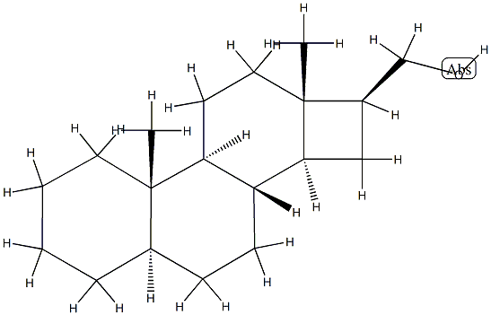 16β-Hydroxymethyl-D-nor-5α-androstane structure
