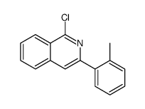 1-chloro-3-(2-methylphenyl)isoquinoline结构式