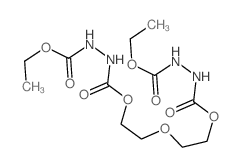 5,8,11-Trioxa-2,3,13,14-tetraazapentadecanedioicacid, 4,12-dioxo-, diethyl ester (9CI) Structure